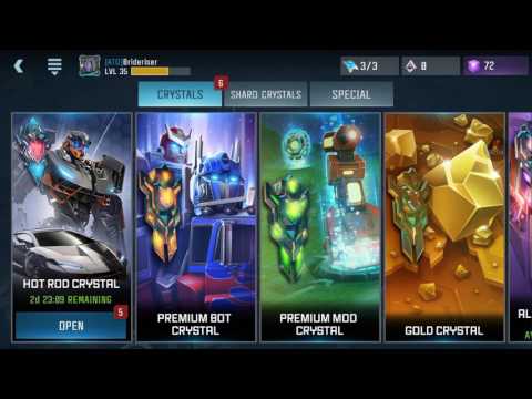 Transformers FTF Hot Rod crystal opening ( we got him!!!!)