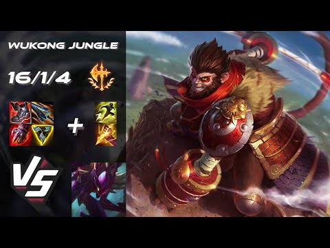 JUNGLE Wukong vs Kha'Zix - NA Grandmaster Patch 25.S2.4