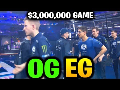 OG vs EG (Game 3) $3,000,000 Top-3 Confirmed! TI9  Dota 2 1