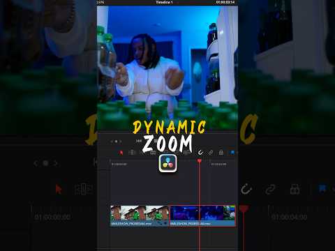 Dynamic Zoom effect in DaVinci Resolve