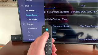 Selecting favorite channels with Firestick/Xfinity streaming app ￼