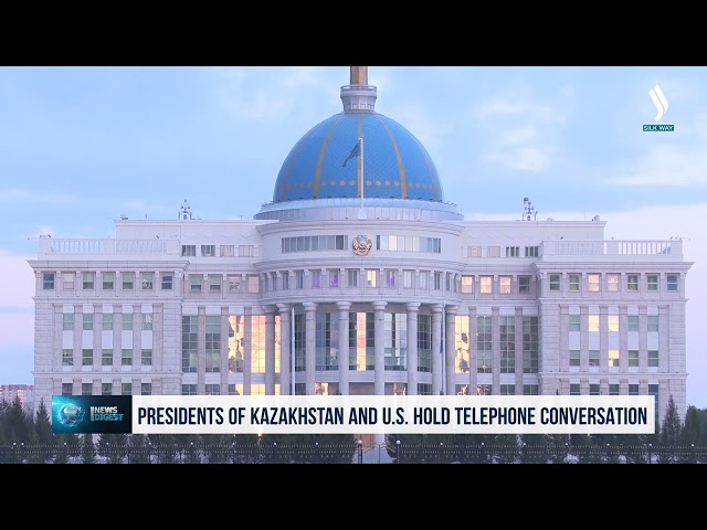 Қозоғистон ва АҚШ президентлари телефон орқали суҳбатлашди