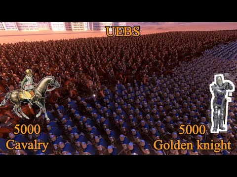 5000 Cavalry vs 5000 Heavy Knight | Ultimate Epic Battle Simulator |