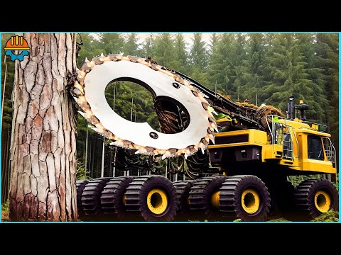 150 Incredible Fastest Big Chainsaw Cutting Tree Machines