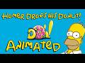Homer Drops His Donut Song But It S Animated