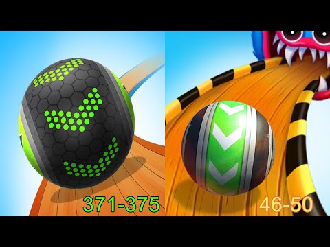 Going Balls VS Sky Rolling Ball 3D Android iOS Gameplay (Level 371-375)