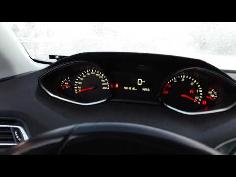2014 Peugeot 308 1.6hdi cold start -27C