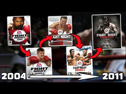 I PLAYED 1 round of EVERY Fight Night in 1 video! - 2004-2011!!