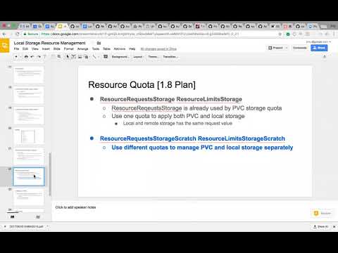 Kubernetes SIG Storage 20170817
