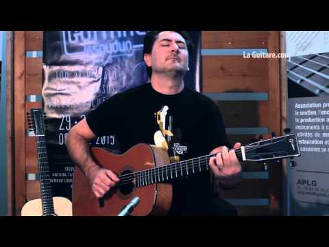 Salon des luthiers Issoudun 2015 - Frères Chatelier - Anigré/cèdre par Luc Fénoli