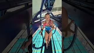 Extreme Chitchat + High Dive 😳 what part of this walk made you nervous? #bravegang