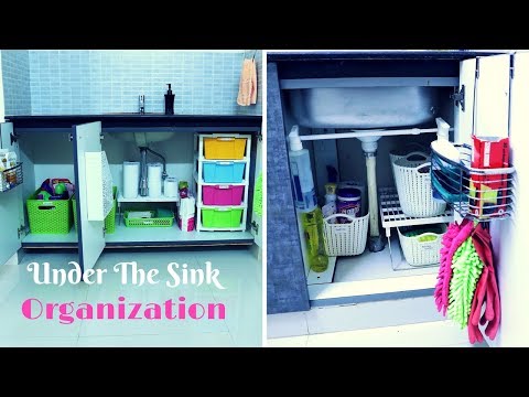 How To Organize Under The Kitchen Sink Cabinet Video