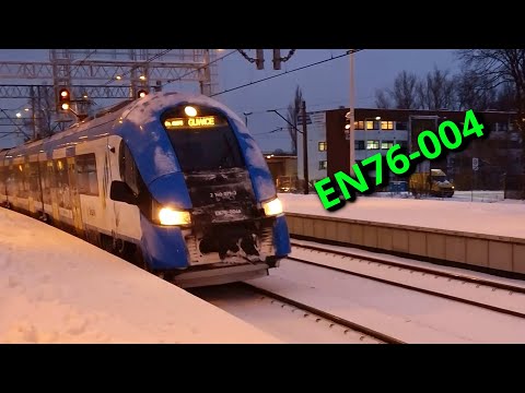 EN76 nocą #PKP #Pociągi #Kolej