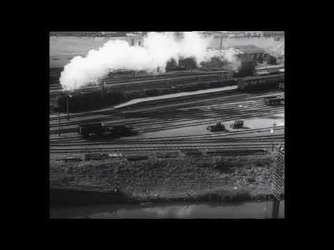 'Trains At Hayes' the world's first stereo film, made in 1935