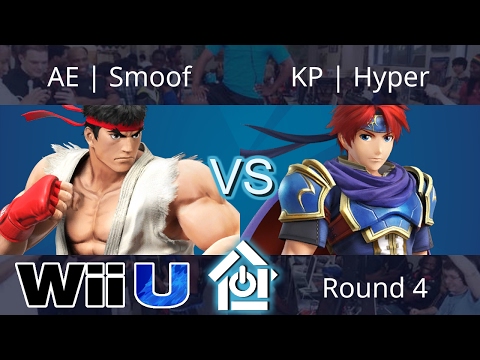 Gwinett Brawl 4/8/17  - AE | Smoof (Ryu) vs KP | Hyper (Roy) - Smash 4 Round 4