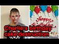 Charlie S Birthday Cake Destruction
