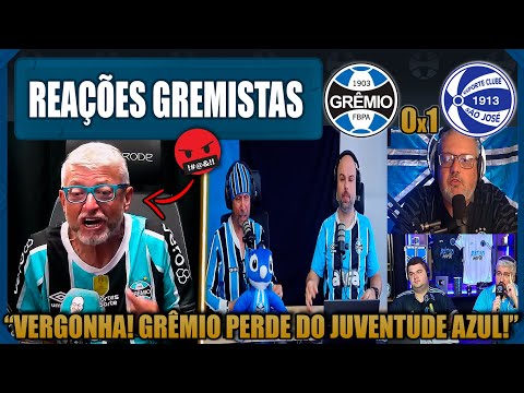 REAÇÕES GREMISTAS - GRÊMIO 0x1 SÃO JOSÉ - GAUCHÃO 2026 - VAMOS RIR DO GRÊMIO!