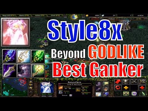 DotA 1 Necrolyte Beyond GodLike Best Ganker-DotA 6.83d Style8x