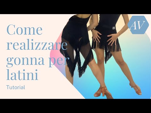 Come realizzare una gonna…#latin #tutorial #tutorials #creation #multitaskingvladylady #cucire