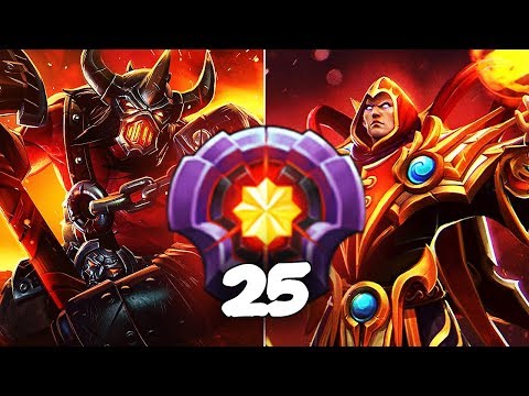 LVL 25 Dotaplus Players Unite In One Team! Invoker + Axe Know How To Play Their Heroes - Dota 2