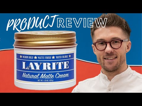 Layrite 'Natural Matte Cream' Men's Hair Product Review