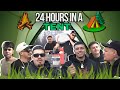 FOOS 24 HOURS IN A TENT !!