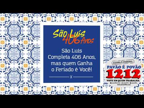 São Luís completa 406 anos, mas quem ganha o presente é você!