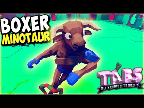Boxer Minotaur vs Every Faction - TABS LEGACY UPDATE MODS GAMEPLAY