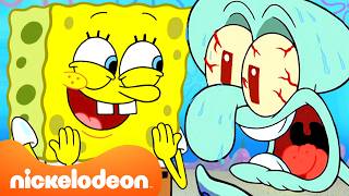 1 Hour of Squidward's Worst Days Ever 😅 | SpongeBob | Nicktoons