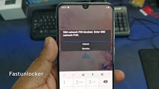 Unlock Samsung A50 SIM Network Unlock PIN Blocked Enter SIM Network Unlock PUK