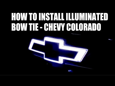 How To Install Illuminated Bow Tie - Chevy Colorado