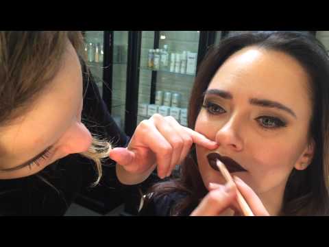 Make up for evening. Chocolate lips make up artist Anastasia Shevtsova