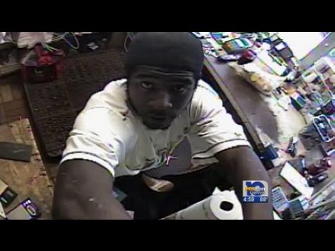 Armed robbery caught on camera