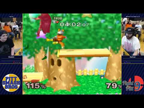 Zealot (Fox) vs Kalvar (Marth) - Winners Top 64 - Fight Pitt 9