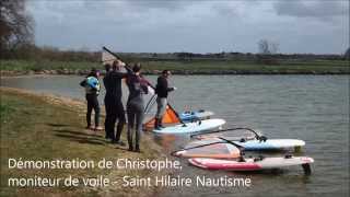 preview picture of video 'Initiation Planche à Voile Saint Hilaire Nautisme'