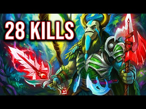 28 Kills Natures Prophet ! Nature's Prophet Dota 2 Mid Safe Lane 7.40 Pro Gameplay Guide