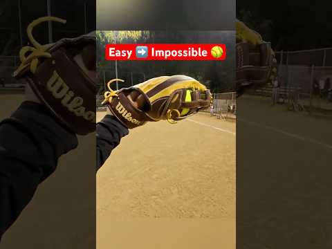 Easy - Impossible! 3rd base #baseballszn #softball #baseball #slowpitch #sportsshorts #sportsshorts