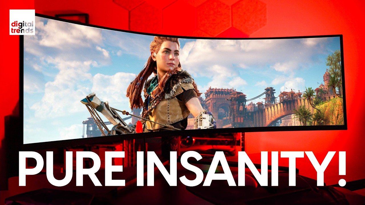 Miniatura da avaliação em vídeo de Monitor Gamer Acer Predator Z57 Curvo 57" 7K Mini LED