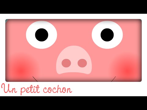 Un petit cochon (pendu au plafond...) | ♫ Comptines maternelles pour bébé en français