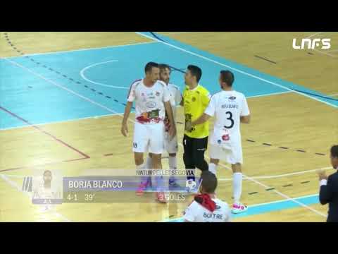 Gol Borja Blanco (4-1) Naturpellet Segovia - Santiago Futsal. J7, 1Div. LNFS