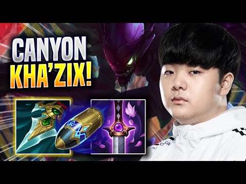 CANYON CHILLING WITH KHA'ZIX! - DK Canyon Plays Kha'zix JUNGLE vs Rengar! | Preseason 2023