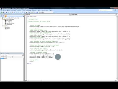 Excel VBA 115 Améliorer sa macro - message de fin