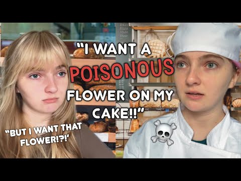 When the customer wants a poisonous flower on their cake…