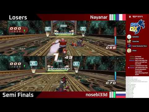 FBOpen15 | Nayanar vs nosebl33d | Losers Semi Finals | Sonic Riders DX 1.0.1 Online Tournament