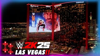WWE 2K25 on a SKYSCRAPER in LAS VEGAS