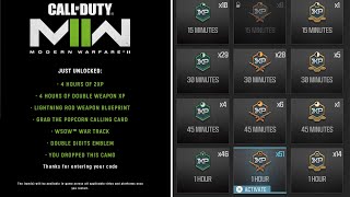 FREE 16 HOURS DOUBLE XP TOKENS & MORE REWARDS in MW3 (CLAIM NOW) - Modern Warfare 3