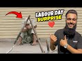 Aaj Labour day per sub mazdooron ko surprise de dia ❤️ (Fahad Bhai Official)