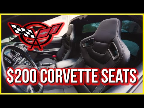 C5 Corvette BUDGET Seat Upgrade!!!!
