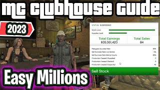 WHY YOU NEED TO BUY A MC Clubhouse FOR 2023 GTA 5 ONLINE | MC BUSINESS Money GUIDE for Beginners