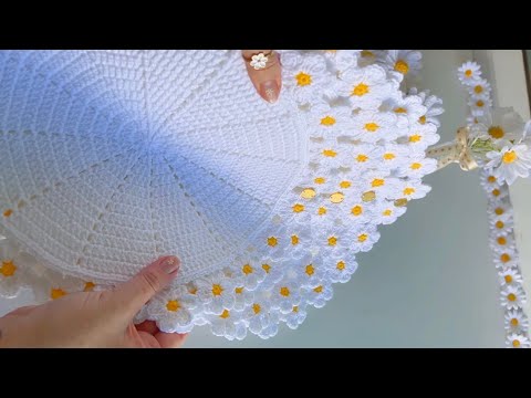 PASSO A PASSO - AMERICANO MARGARIDA, BASE E MARGARIDAS - DELICADO CROCHÊ BY SÔNIA MENDONÇA